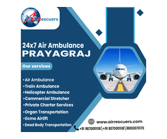 Air Ambulance for Patients in Prayagraj