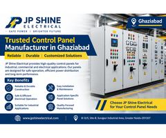 Trusted Control Panel Manufacturer in Ghaziabad | JP Shine Electrical