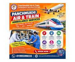 Panchmukhi Train Ambulance from Ranchi- travel under professional supervision