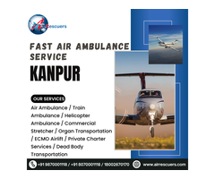 Air Ambulance from Kanpur to Major Hospitals Across India