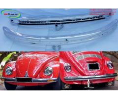 Volkswagen Beetle bumpers 1975 and onwards by stainless steel