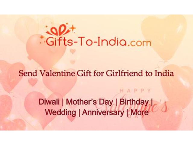 Send Love Across Miles: Exclusive Valentine's Day Gifts for Your Girlfriend in India at Gifts-to-Ind - 1/1