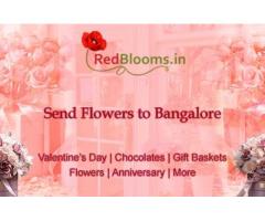 Send Beautiful Flowers to Bangalore - Online Delivery with RedBlooms!