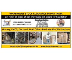 WAREHOUSE NON MOVING STOCK BUYERS IN PAN INDIA