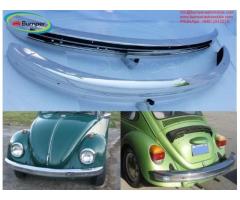 Volkswagen Beetle bumper type (1968-1974) by stainless steel - Image 1/3