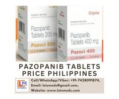 Buy Pazopanib 400mg Tablets Online Price Thailand, Dubai, Malaysia