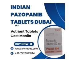 Purchase Votrient Pazopanib 200mg Tablets Brands Price Thailand, Saudi Arabia, USA