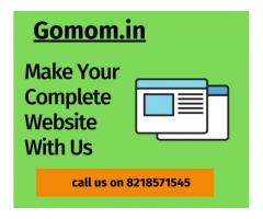 Make a website for your business with gomom.in