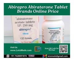 Abirapro Abiraterone 500mg Tablet Brands Online Price Philippines