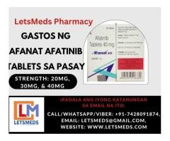 Bumili ng Generic Afatinib 40mg Tablets Online na Gastos sa Cebu City Philippines