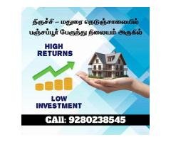 Plots for Sale in Trichy to Madurai NH