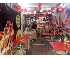 The pizza cafe in  hapur