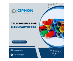 Telecom Duct Pipe Manufacturers | PLB HDPE Duct Pipes
