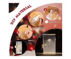 SNOW FLAKE WHITE SNOW WINTER THEME NIGHT LIGHT
