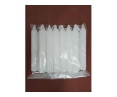 Pillar Candles-House hold  Plain White Candles-AARYAH DECOR