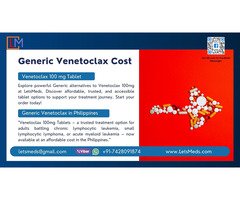 Purchase Venetoclax 100 mg Tablet Price Online Manila Philippines