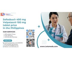 Generic Sofosbuvir 400 mg Velpatasvir 100 mg price in davao, Philippines